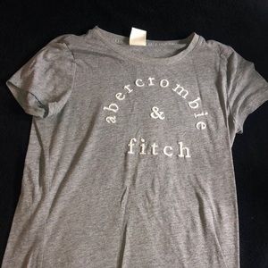 Grey Abercrombie and Fitch kids grey tee
